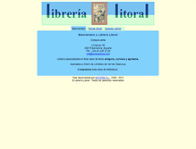 Tablet Screenshot of librerialitoral.com